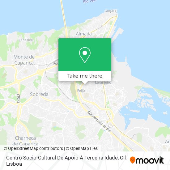 Centro Socio-Cultural De Apoio À Terceira Idade, Crl mapa