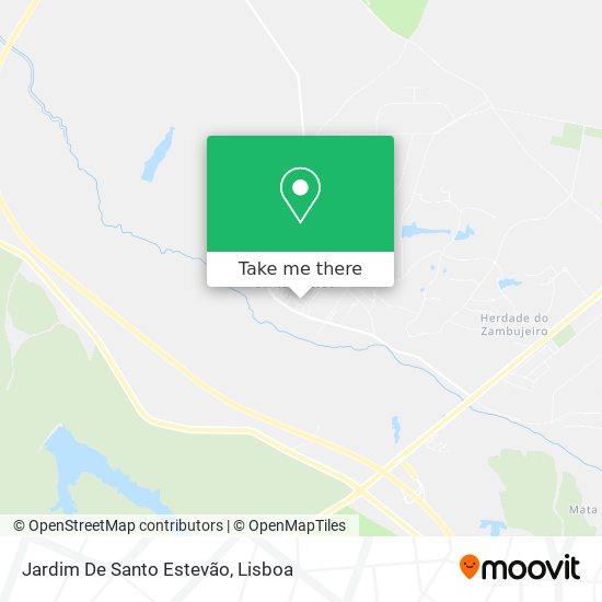 Jardim De Santo Estevão mapa