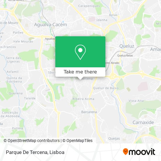 Parque De Tercena mapa