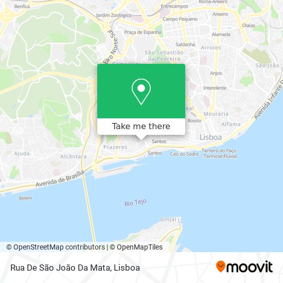 Rua De São João Da Mata map