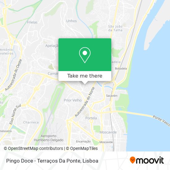 Pingo Doce - Terraços Da Ponte map