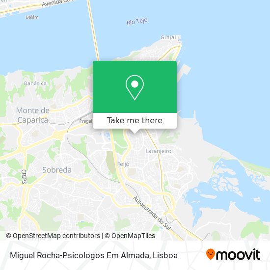 Miguel Rocha-Psicologos Em Almada map