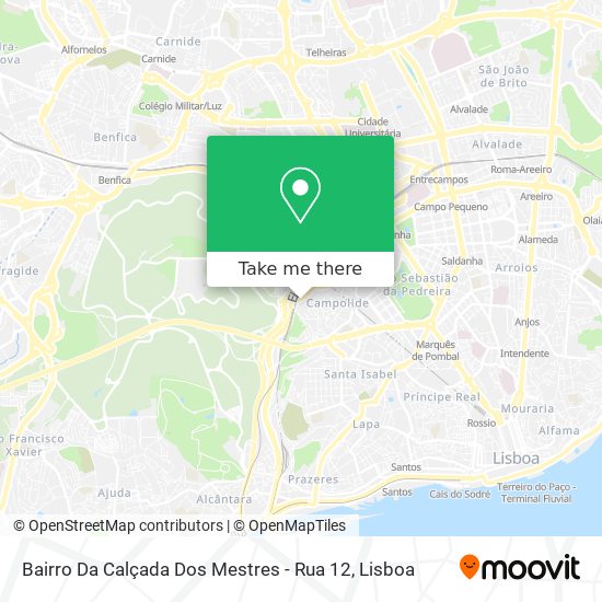 Bairro Da Calçada Dos Mestres - Rua 12 map