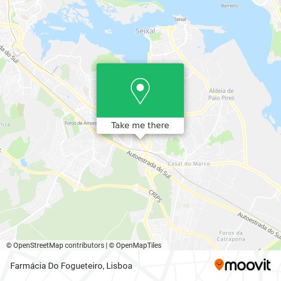 Farmácia Do Fogueteiro mapa