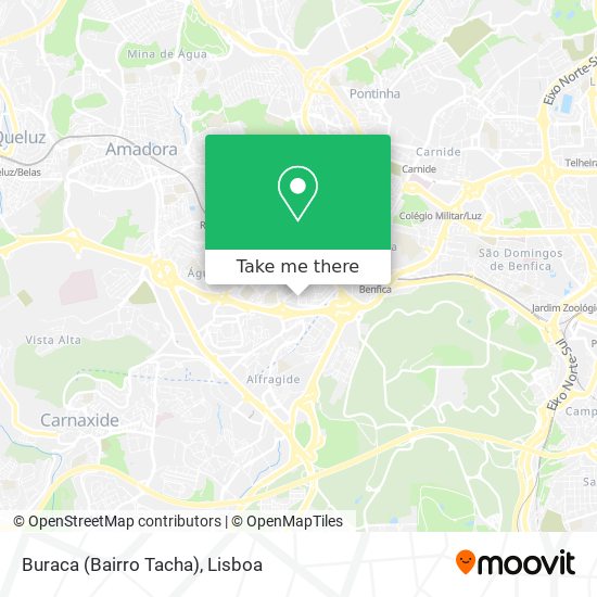 Buraca (Bairro Tacha) mapa