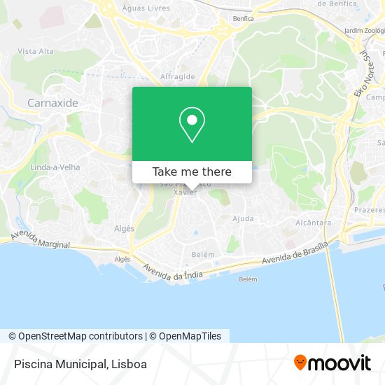 Piscina Municipal mapa