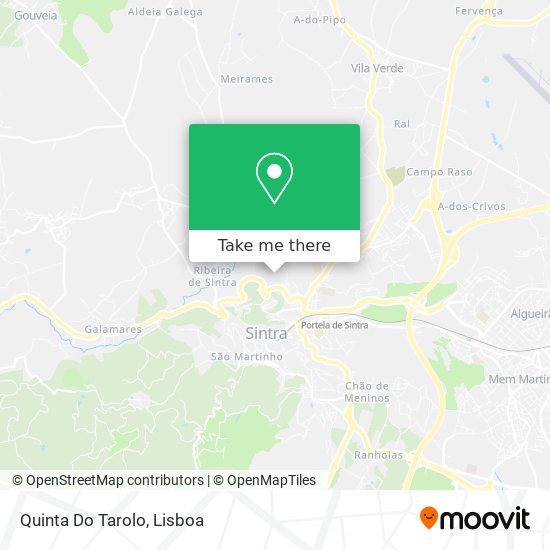 Quinta Do Tarolo mapa
