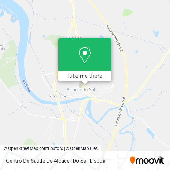 Centro De Saúde De Alcácer Do Sal map