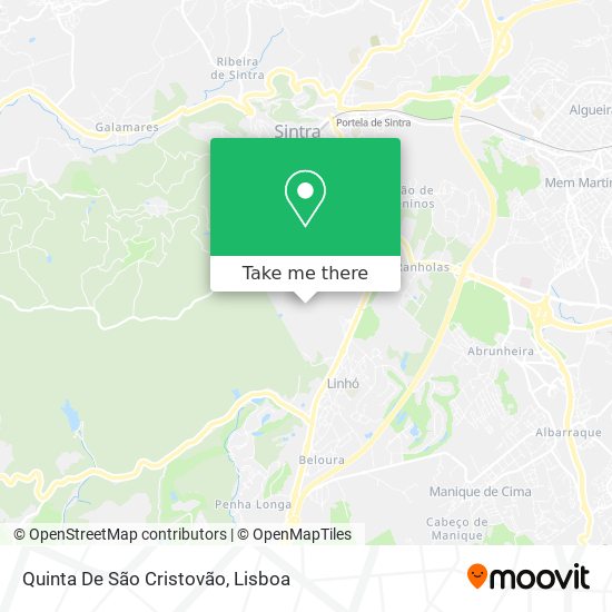 Quinta De São Cristovão map