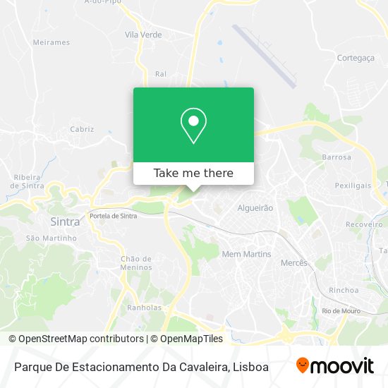 Parque De Estacionamento Da Cavaleira map