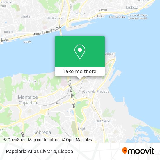 Papelaria Atlas Livraria map
