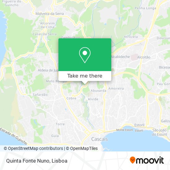 Quinta Fonte Nuno mapa
