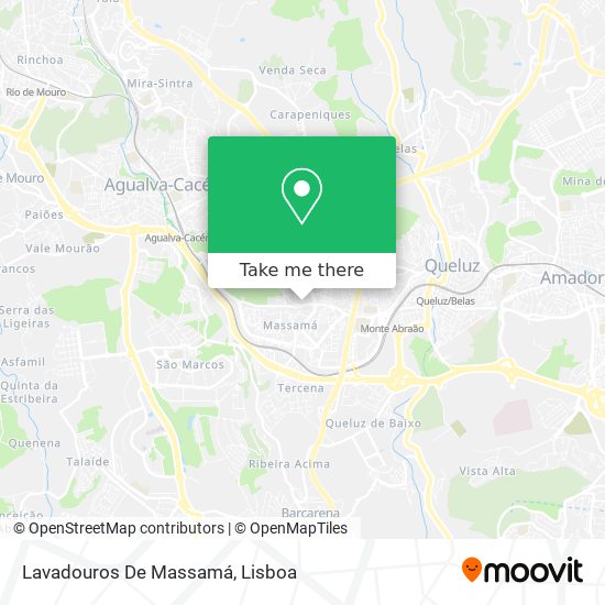 Lavadouros De Massamá map
