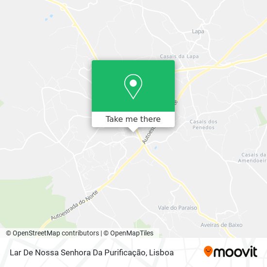 Lar De Nossa Senhora Da Purificação map