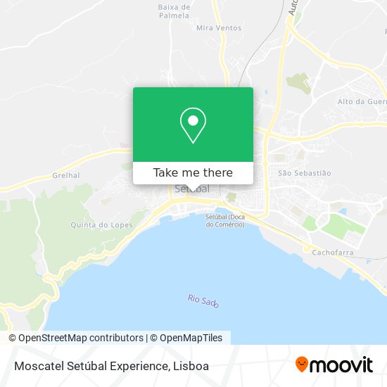 Moscatel Setúbal Experience mapa