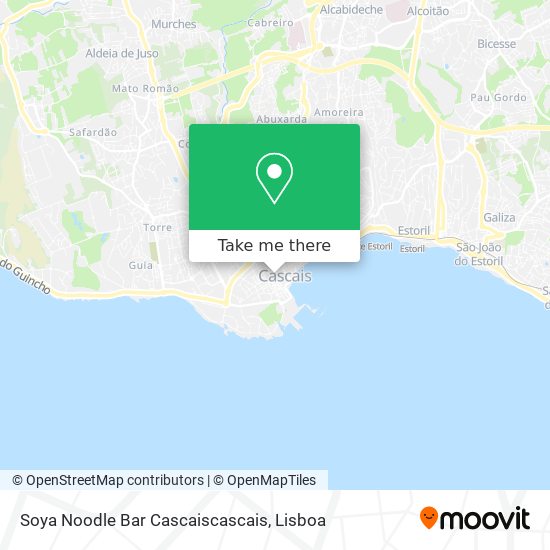 Soya Noodle Bar Cascaiscascais map