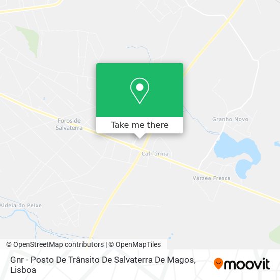 Gnr - Posto De Trânsito De Salvaterra De Magos map