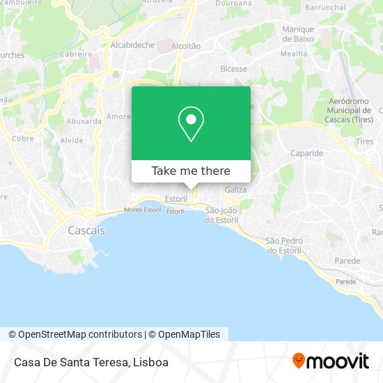 Casa De Santa Teresa mapa