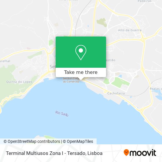 Terminal Multiusos Zona I - Tersado mapa