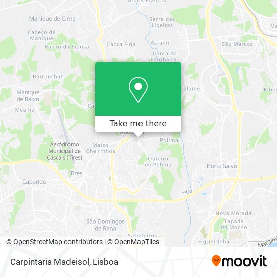 Carpintaria Madeisol mapa