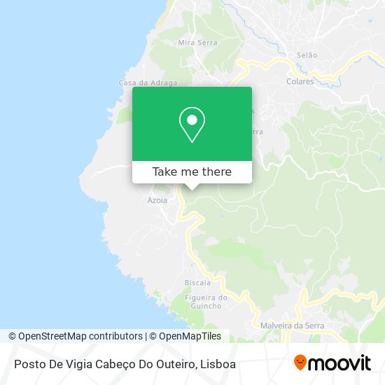 Posto De Vigia Cabeço Do Outeiro map