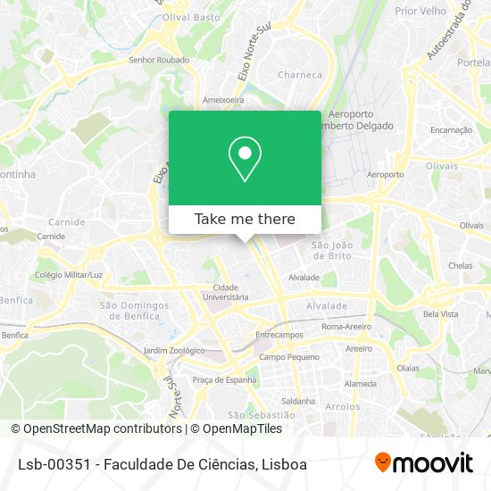 Lsb-00351 - Faculdade De Ciências map