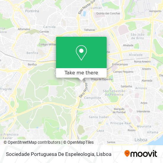 Sociedade Portuguesa De Espeleologia map