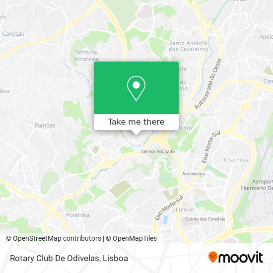 Rotary Club De Odivelas map