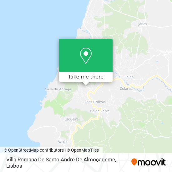 Villa Romana De Santo André De Almoçageme map