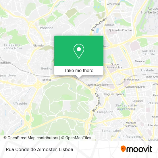 Rua Conde de Almoster map