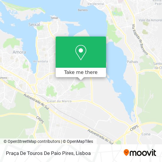 Praça De Touros De Paio Pires map