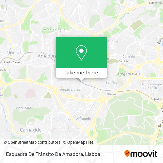 Esquadra De Trânsito Da Amadora map