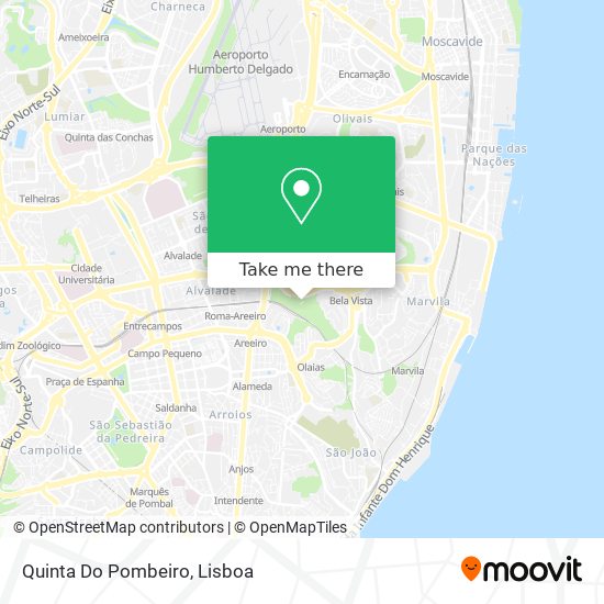 Quinta Do Pombeiro mapa