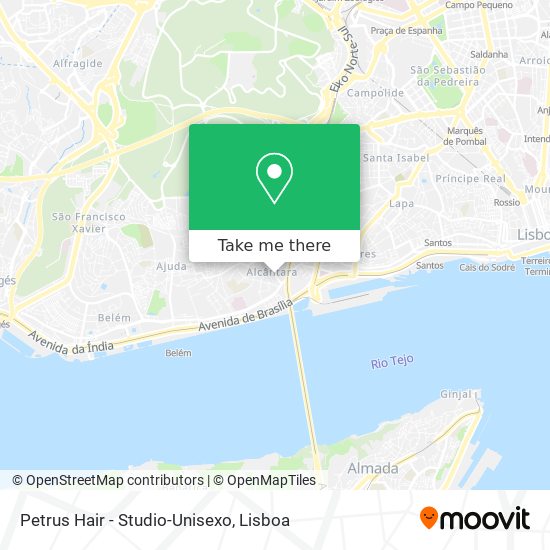 Petrus Hair - Studio-Unisexo mapa
