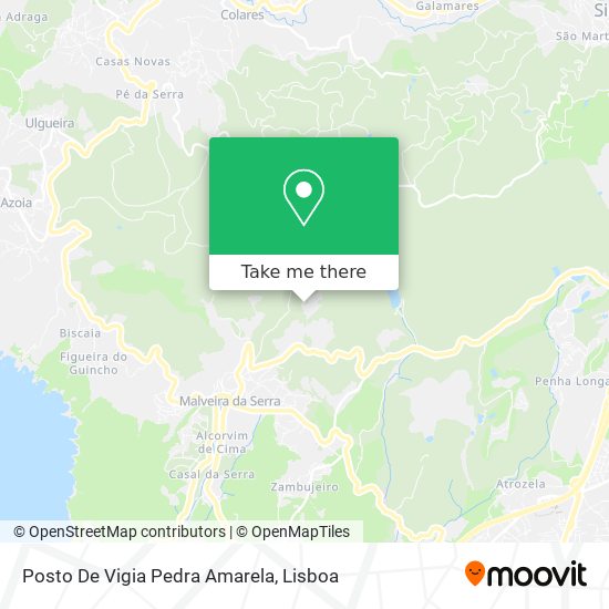 Posto De Vigia Pedra Amarela map