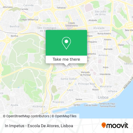 In Impetus - Escola De Atores mapa