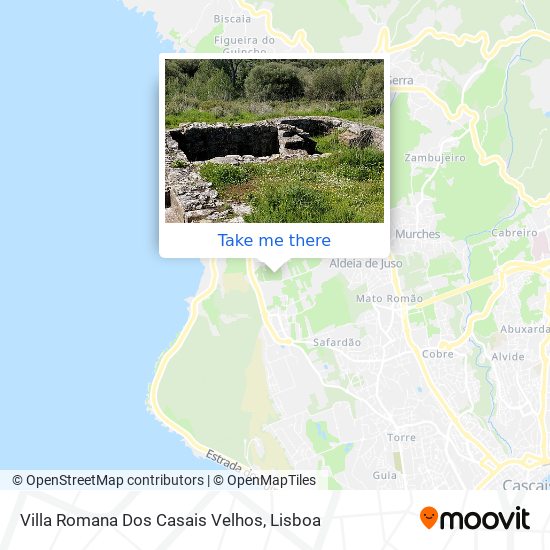 Villa Romana Dos Casais Velhos map