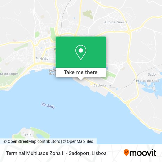 Terminal Multiusos Zona II - Sadoport mapa