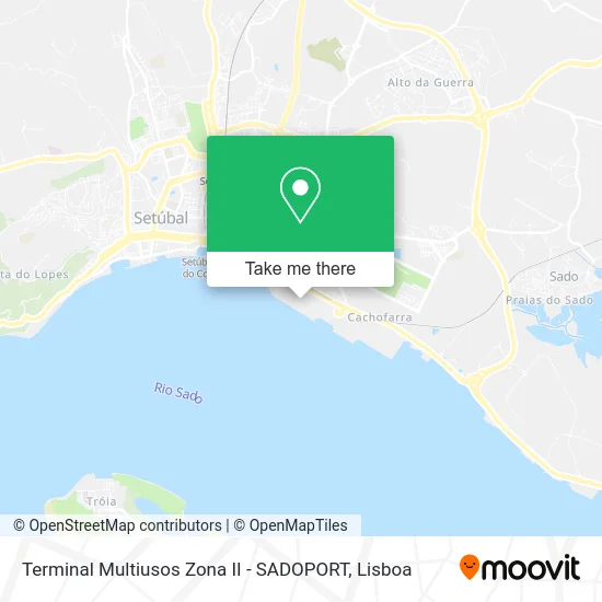 Terminal Multiusos Zona II - SADOPORT map