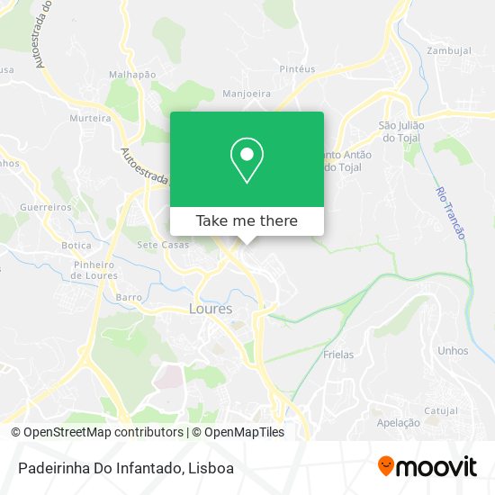 Padeirinha Do Infantado map