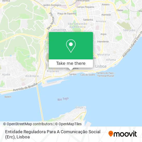 Entidade Reguladora Para A Comunicação Social (Erc) map
