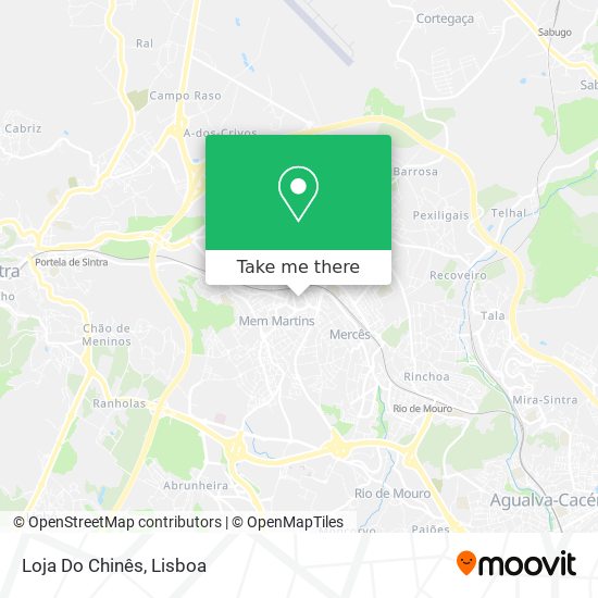 Loja Do Chinês mapa