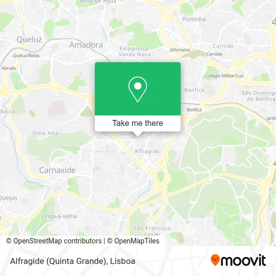 Alfragide (Quinta Grande) map