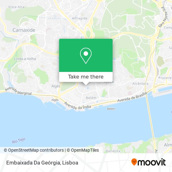 Embaixada Da Geórgia map