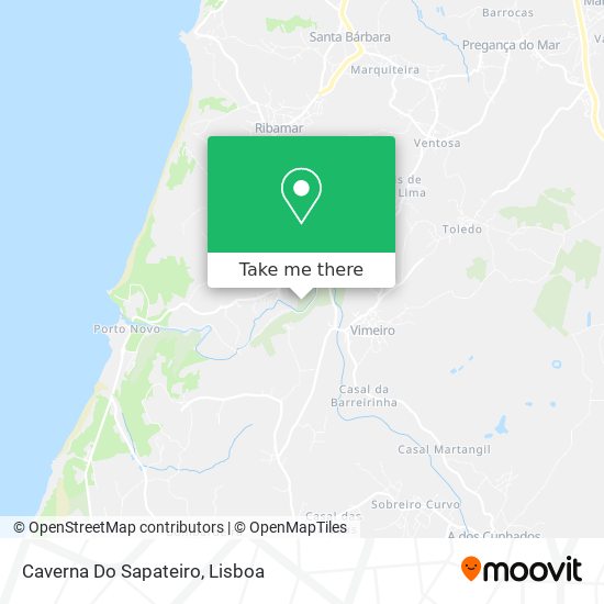 Caverna Do Sapateiro mapa