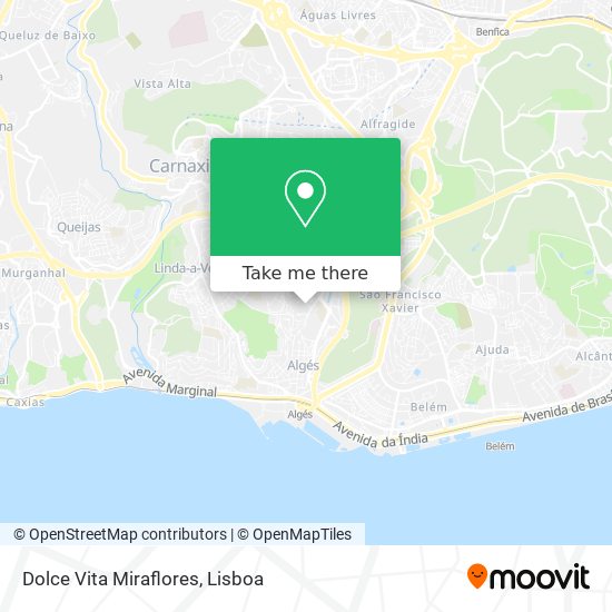 Dolce Vita Miraflores map