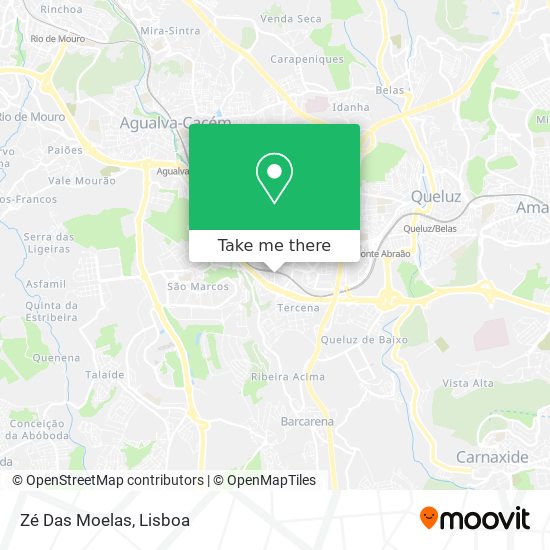 Zé Das Moelas map