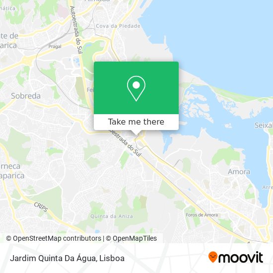 Jardim Quinta Da Água map