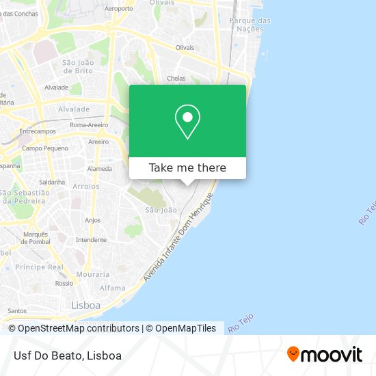 Usf Do Beato mapa