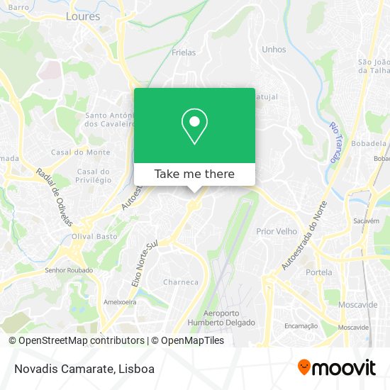 Novadis Camarate map